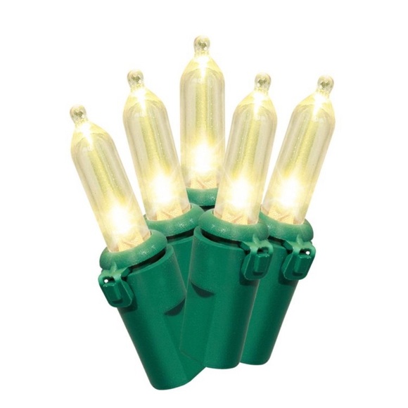 NWT 4 boxes LED mini Christmas string lights warm white 50 count holiday time - Picture 1 of 4
